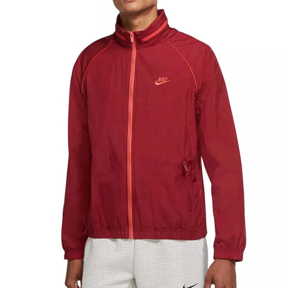 Nike Men's Pomegranate Core Track Packable Jacket (DD4730-690